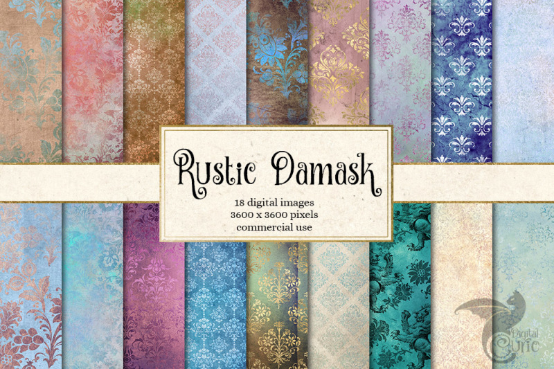 rustic-damask-digital-paper