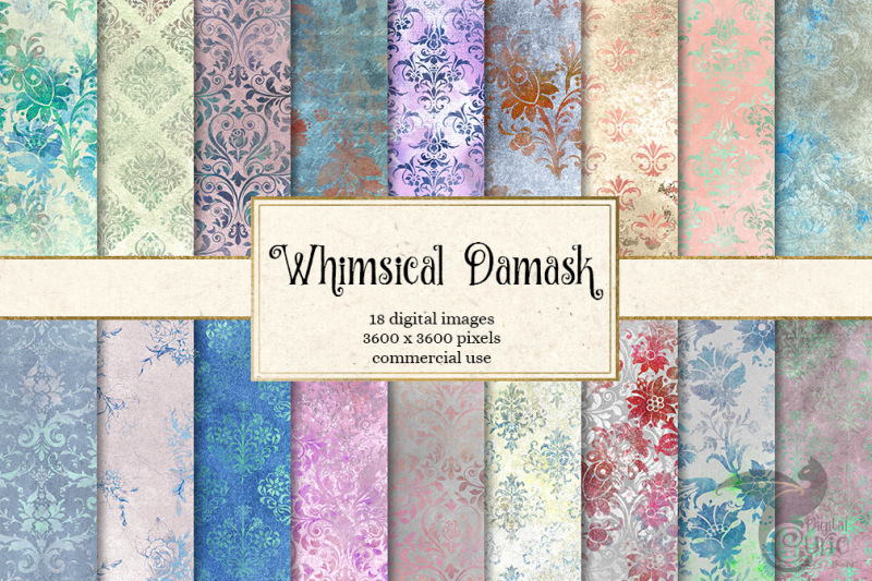 whimsical-damask-digital-paper