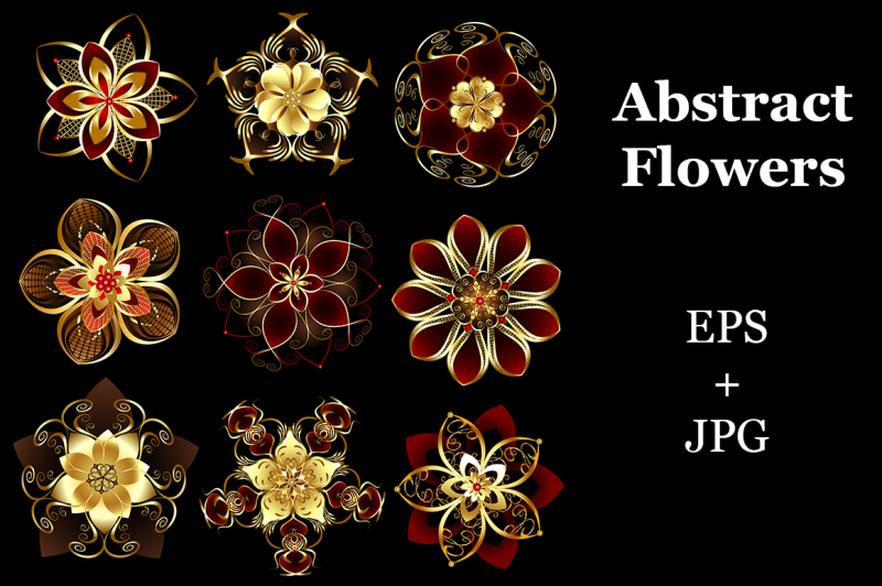 jewelry-abstract-flowers