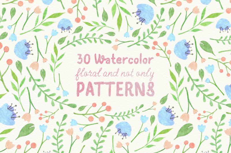 floral-watercolor-patterns