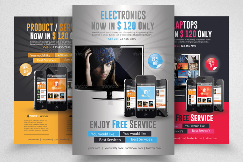 electronic-product-promotion-flyer