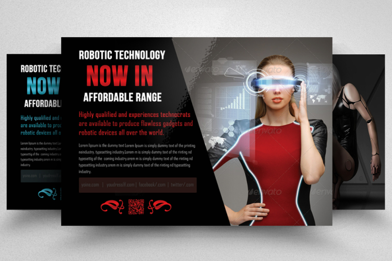 horizontal-robort-technology-flyer-template