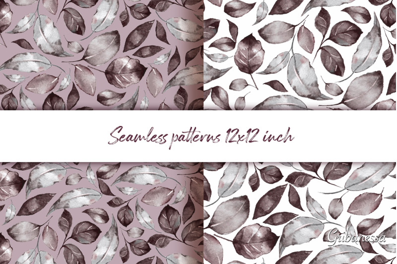 watercolor-seamless-pattern-with-brown-leaves