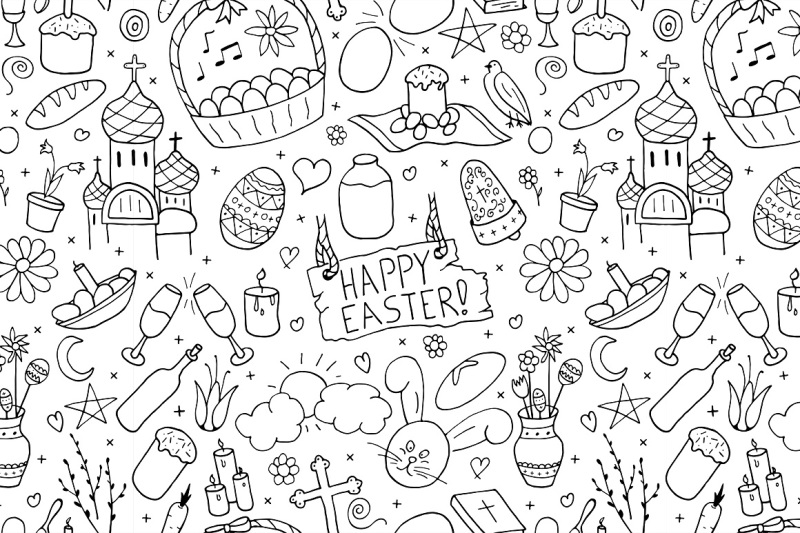 happy-easter-hand-drawn-collection