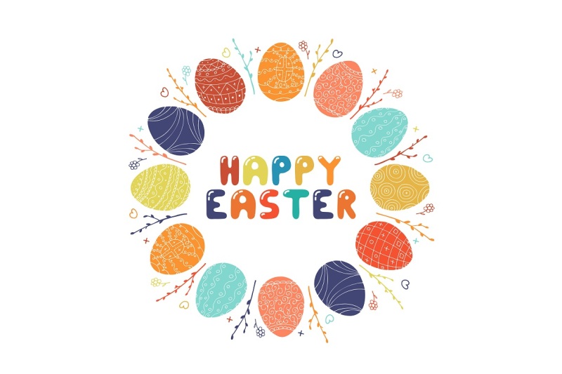 happy-easter-round-frame-card