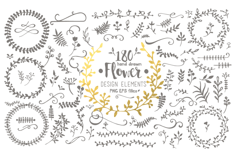 hand-drawn-flower-design-elements