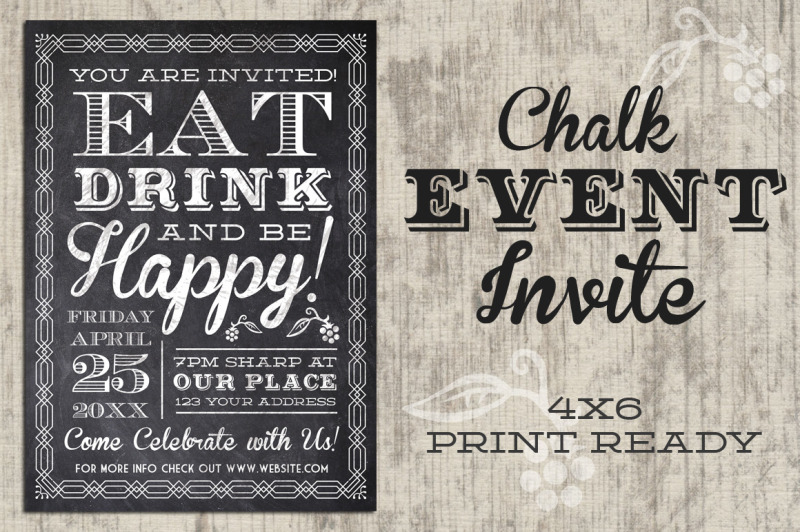 eat-drink-be-happy-chalk-invite