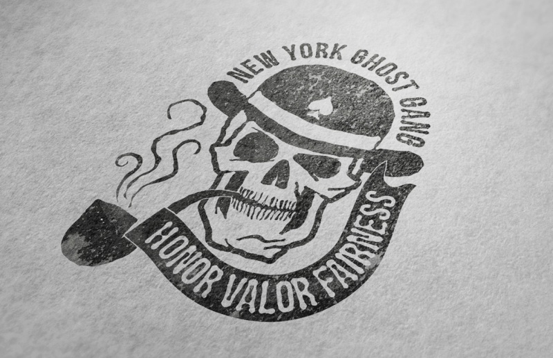 skull-logo-with-rubber-stamp-effect
