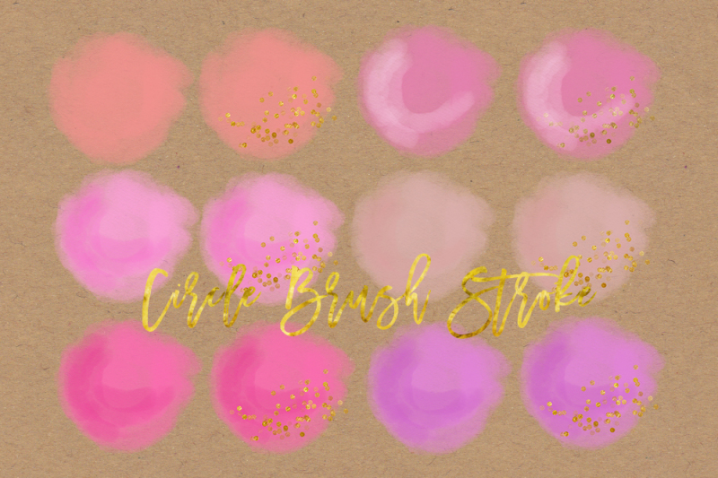 circle-brush-strokes-gold-and-pink-circle-brush-circle-brush-strokes-clip-art-pink-circle-clipart-purple-brush-stroke-watercolor-circle