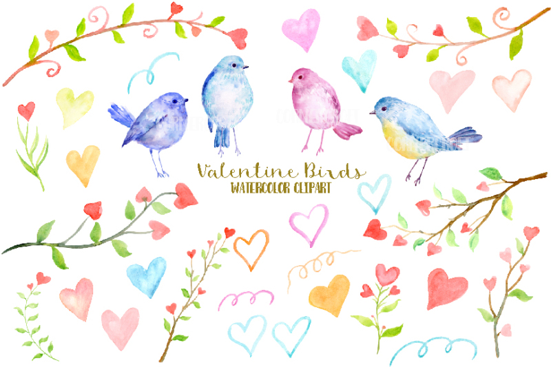 watercolor-clipart-valentine-birds