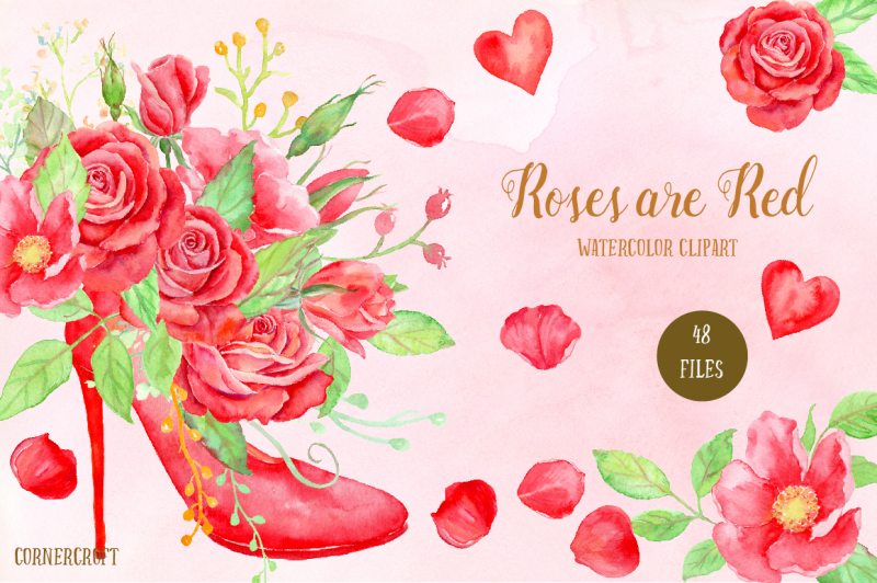 watercolor-clipart-roses-are-red