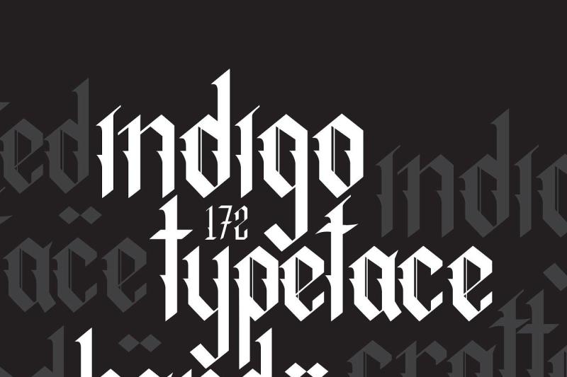 indigo-handcrafted-typeface