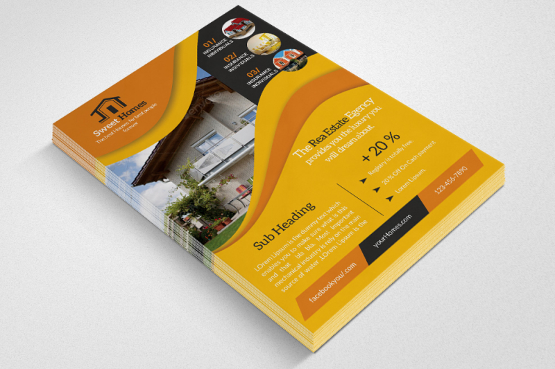 real-estate-agency-psd-flyer-template