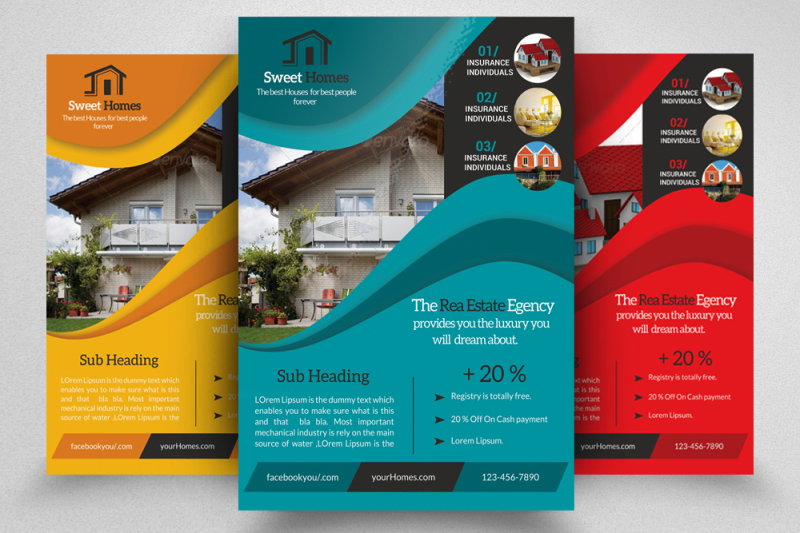 real-estate-agency-psd-flyer-template