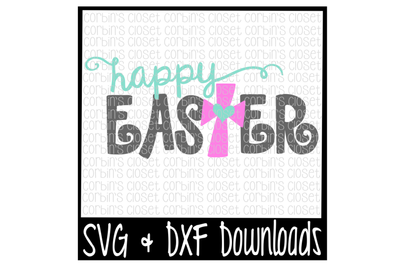 Easter SVG * Happy Easter * Easter * Cross Cut File SVG by Designbundles