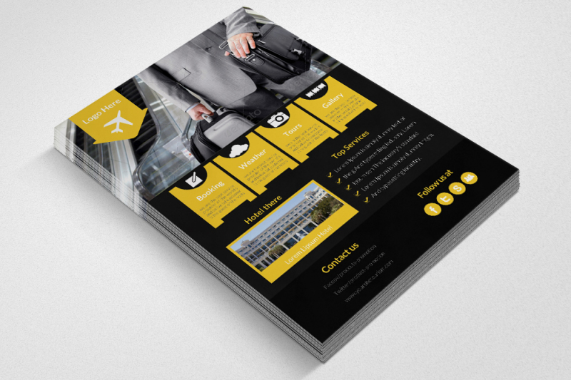 business-travelling-flyer-template