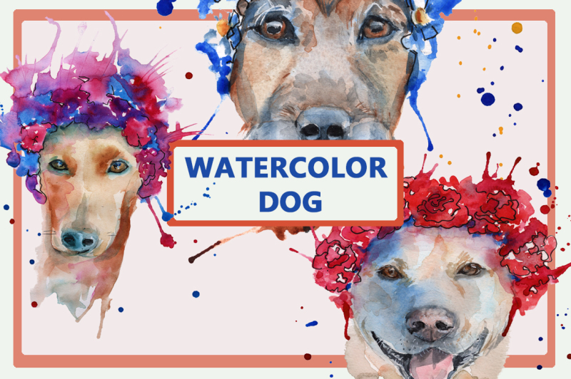 watercolor-dog