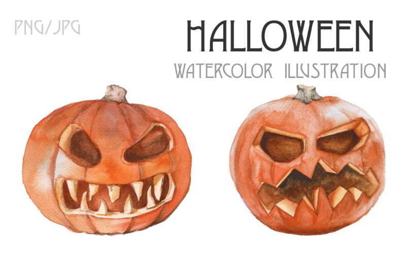 halloween-watercolor-illustration