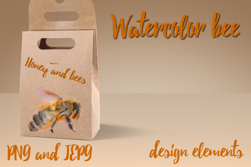watercolor-bee