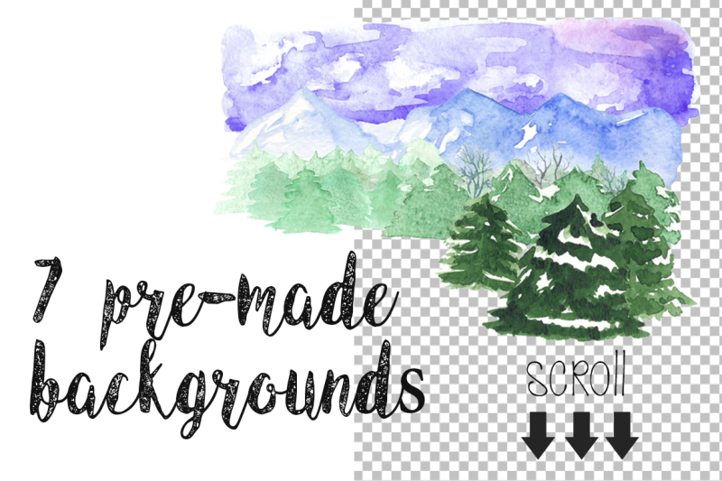 watercolor-winter-landscape-maker