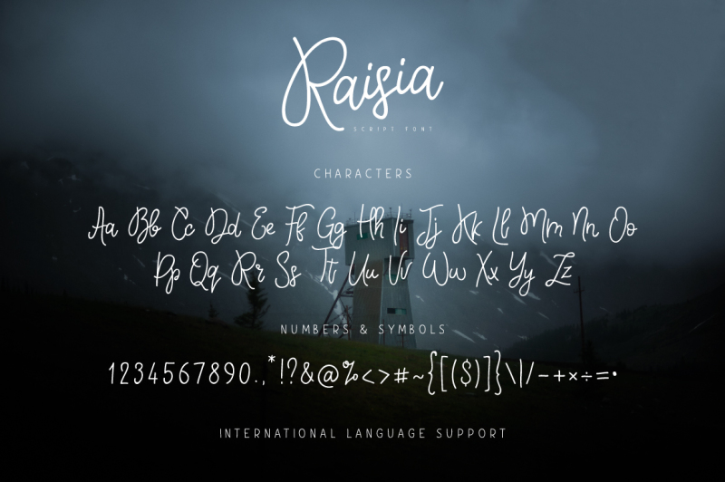 raisia-script-font