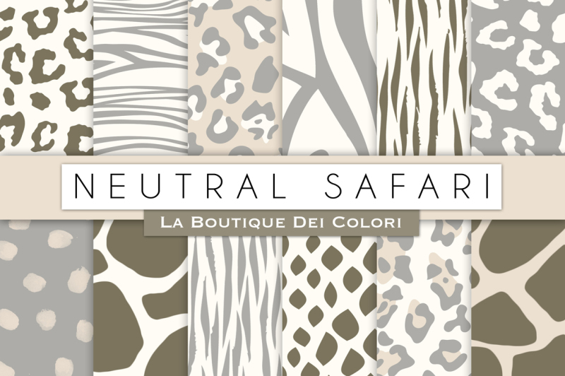 neutral-safari-digital-papers