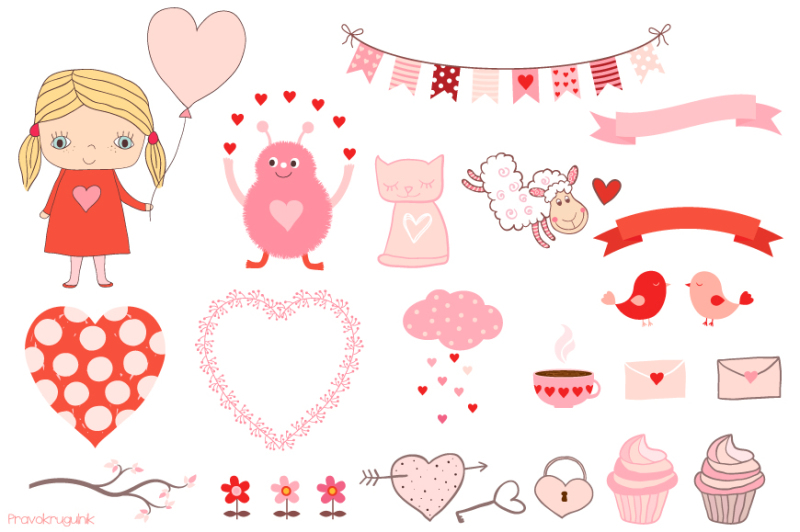 cute-valentine-clipart-set-kawaii-love-clip-art-collection-pink-red-heart-cupcake-banner-bunting