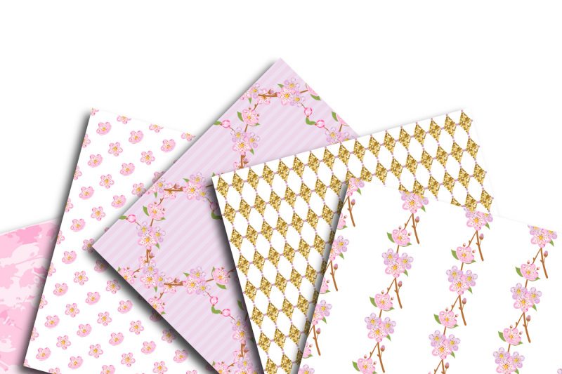 cherry-blossom-digital-paper