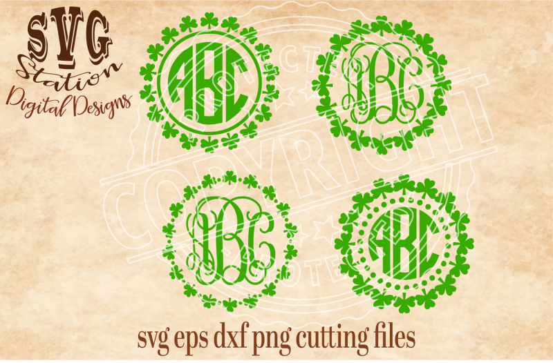 st-patricks-monogram-frames-svg-dxf-png-eps-cutting-file