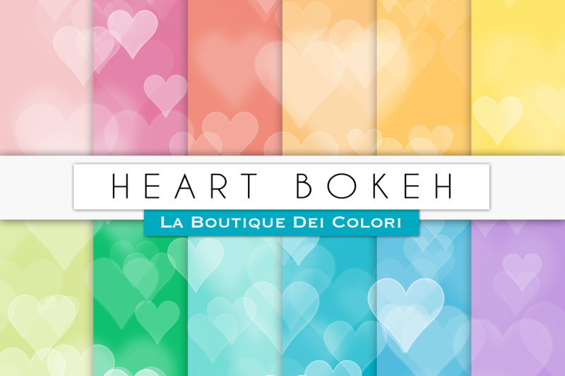 heart-bokeh-digital-papers