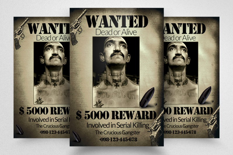 most-wanted-criminal-flyer-template