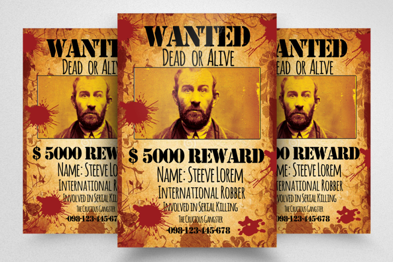 most-wanted-criminal-flyer-template