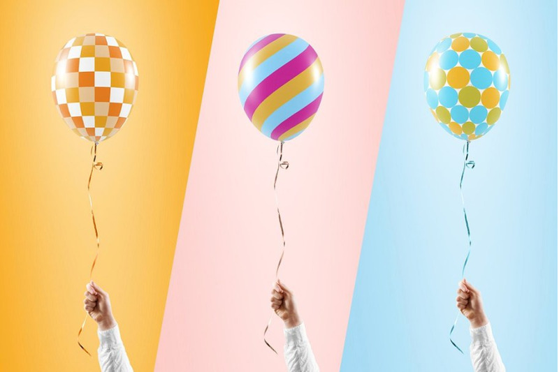 Download Balloon Mockup By rebrandy | TheHungryJPEG.com