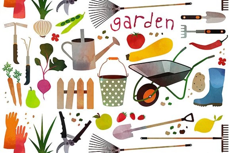 pattern-with-gardening-icons