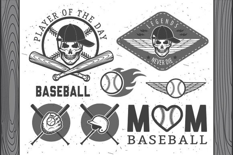 baseball-labels-and-badges-set-4