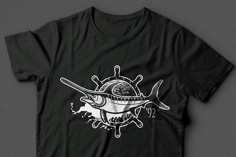 vintage-swordfish-fishing-emblems