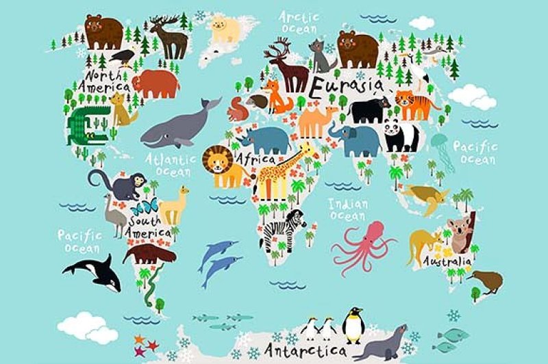 animal-map-of-the-world-for-children