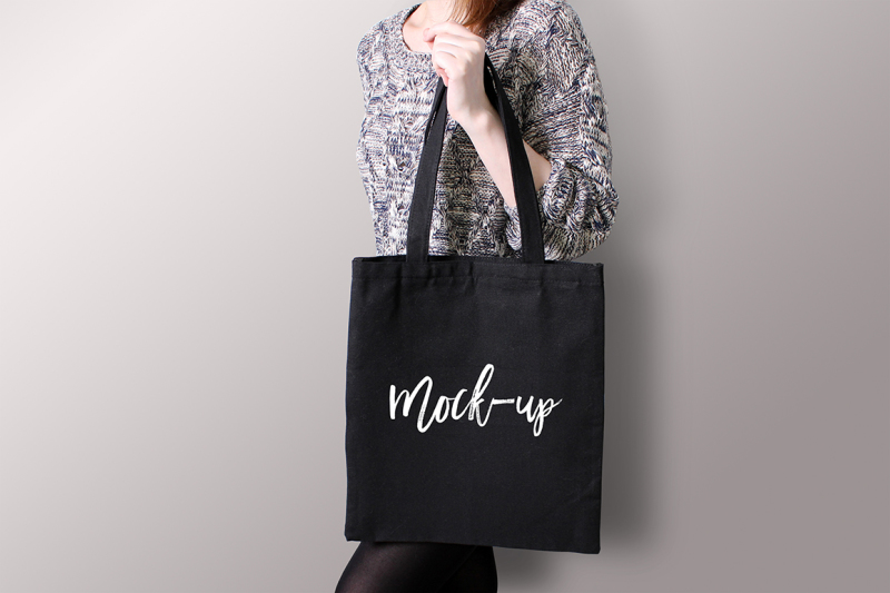 Download Black Tote Bag Mockup. PSD By MaddyZ | TheHungryJPEG.com