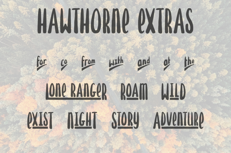 hawthorne-hand-drawn-font