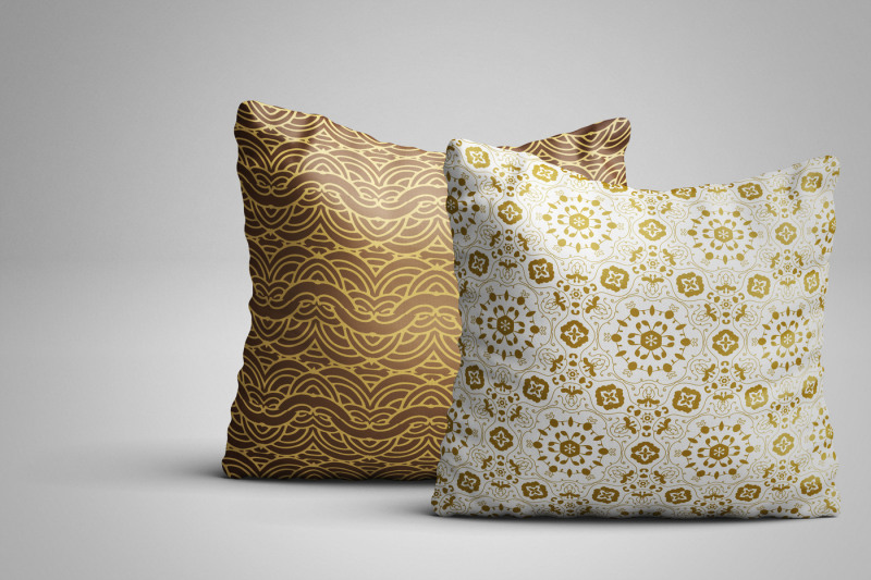 golden-lace-seamless-patterns