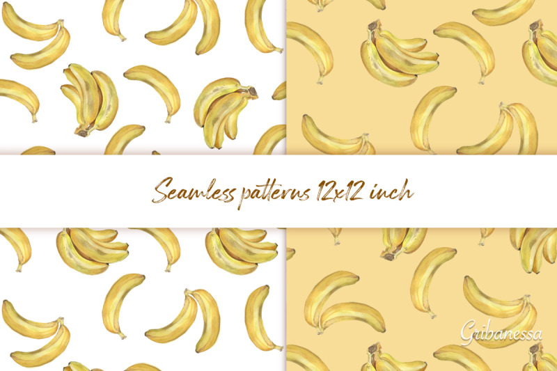 bananas-watercolor-seamless-pattern