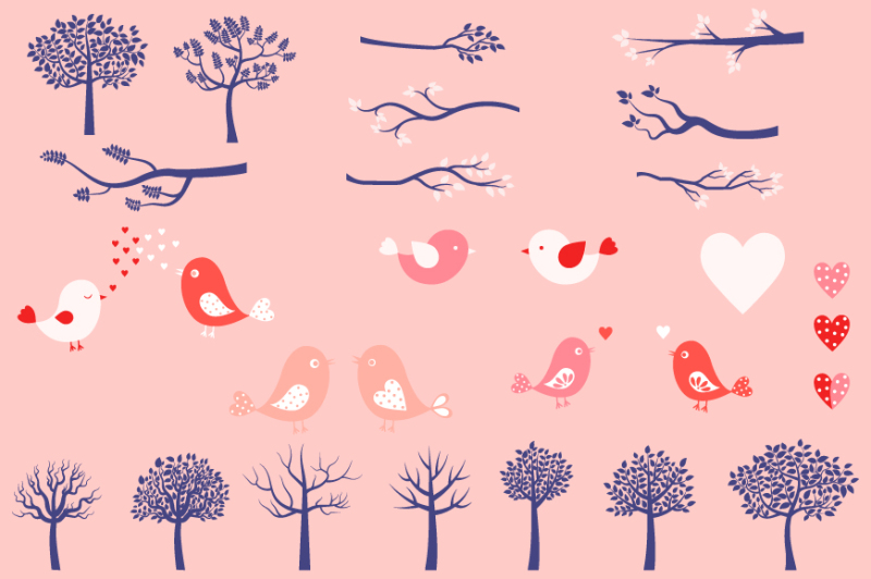 love-birds-clipart-set-bird-and-tree-clip-art-branches-silhouettes-clipart