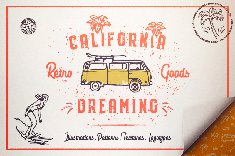 california-dreamin-graphic-pack