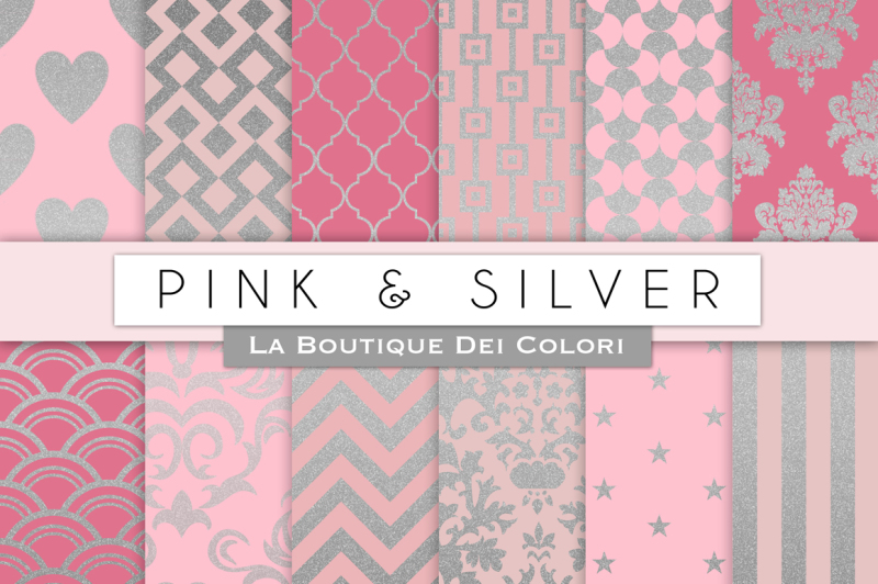 pink-and-silver-digital-papers