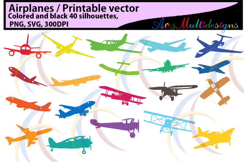 airplane-silhouette-vector
