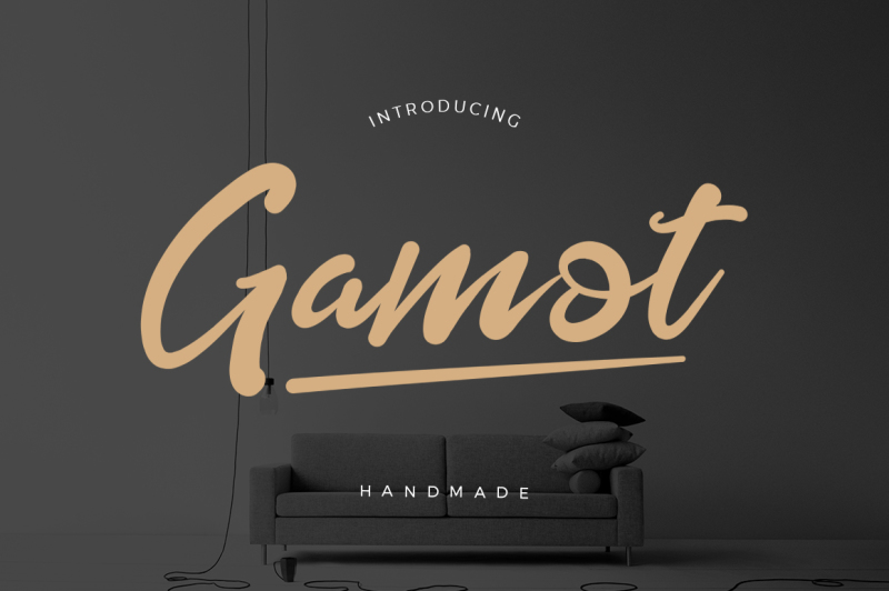 gamot-typeface