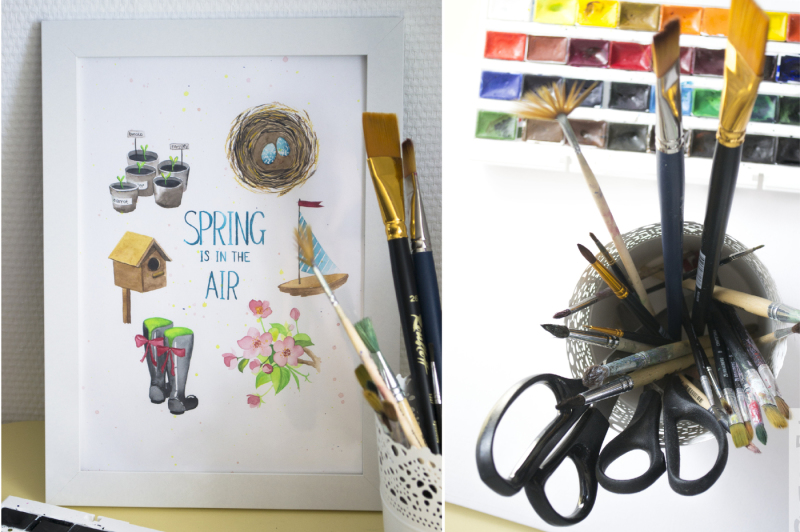 lovely-spring-watercolor-objects