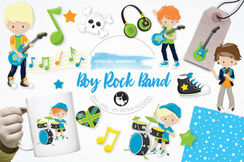 boy-rock-band-graphics-and-illustration
