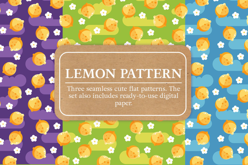 juicy-lemons-pattern-set