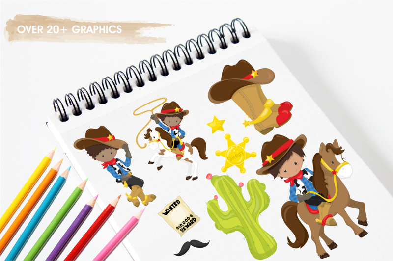 west-cowboys-graphics-and-illustrations